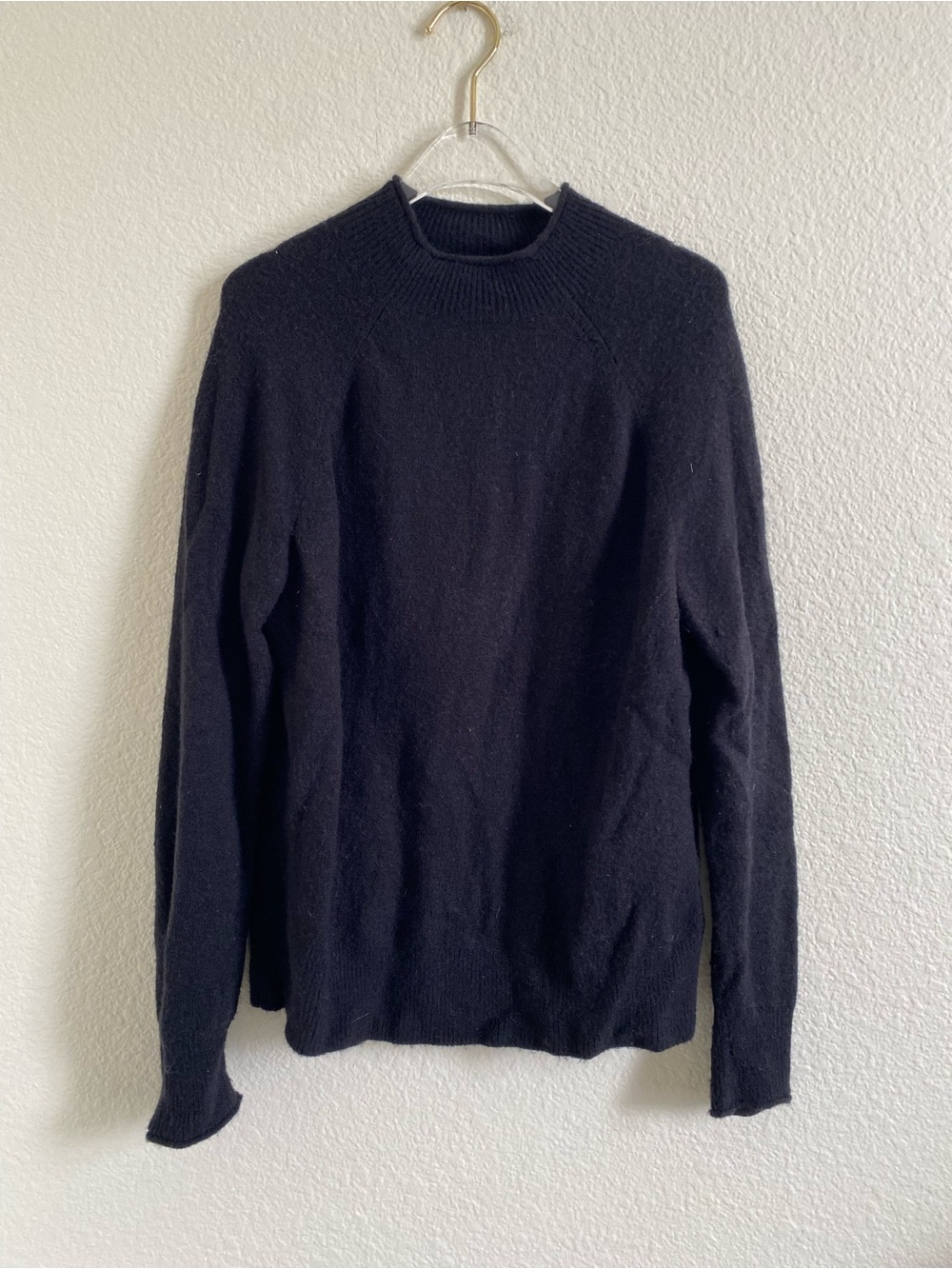 J. Crew Mockneck Merino Wool Alpaca Sweater